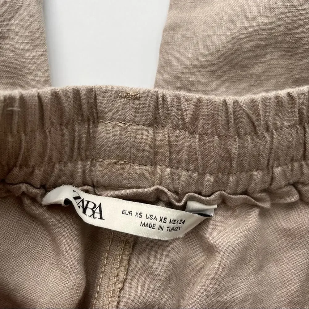 ZARA Linen Jogger Pant